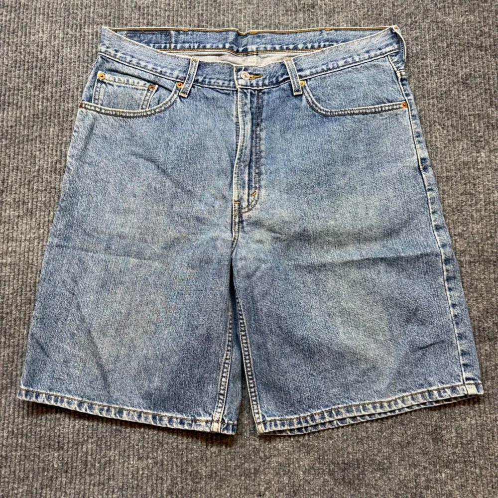 Levi's‎ 550 Denim Shorts Mens 38 Light Wash Relaxed Fit Jorts Grunge Indie Y2K